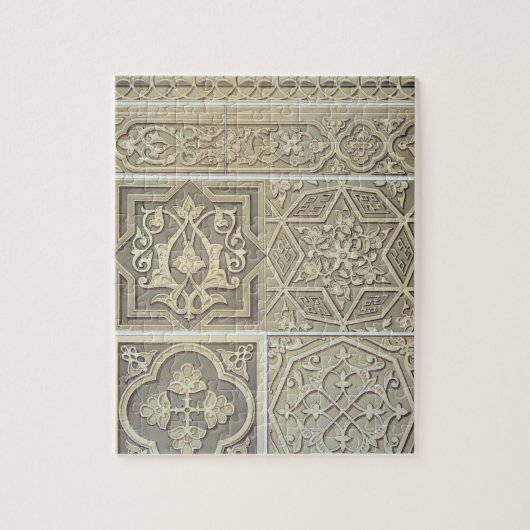 Puzzle La tuile arabe conçoit (le litho de couleur) (Vertical)