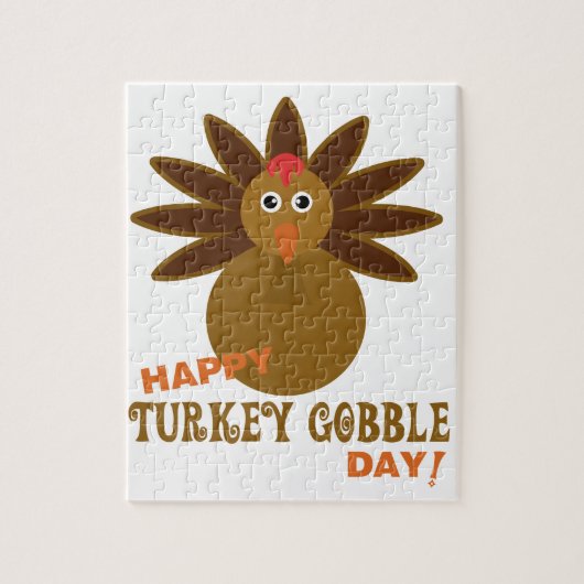 Puzzle La Turquie heureuse avalent le thanksgiving de (Vertical)