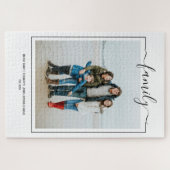 Puzzle La typographie de famille de photos do-it-yourself (Horizontal)