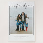 Puzzle La typographie de famille de photos do-it-yourself<br><div class="desc">Typographie de famille Photo personnalisée personnalisée par votre puzzle - faites votre propre puzzle d'un genre de puzzle de Ricaso - disponible en plusieurs tailles</div>