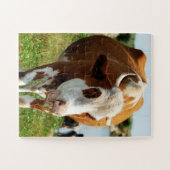 Puzzle La vache chantante incroyable drôle d'animal (Horizontal)