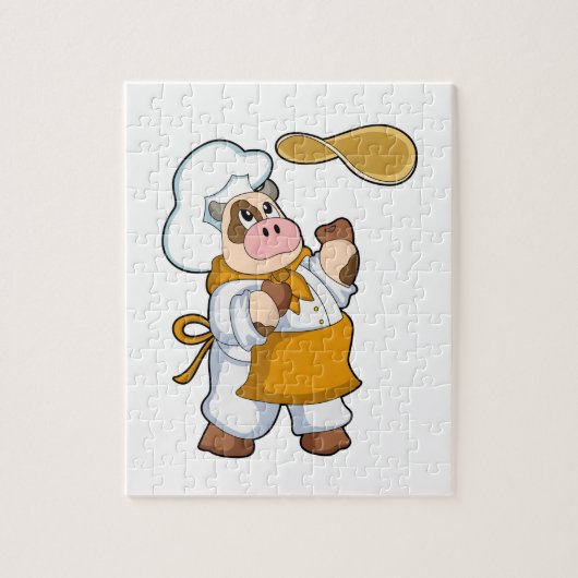 Puzzle La vache fait cuire avec Dough (Vertical)
