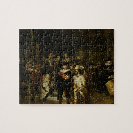 Puzzle La Veille de la nuit, Rembrandt van Rijn (Horizontal)