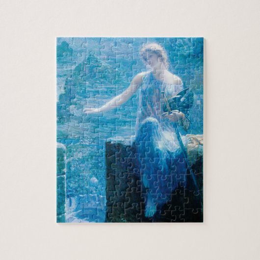 Puzzle La veillée de Valkyrie par Edward Robert Hughes (Vertical)