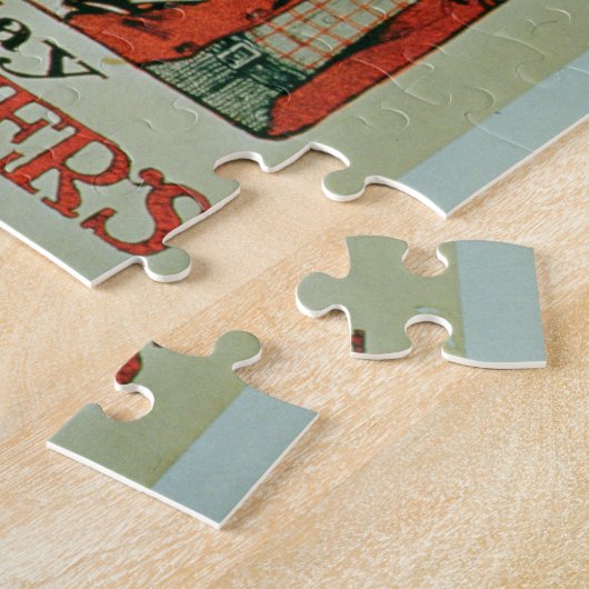 Puzzle La "vie à Harvard", publicité par affichage que (Côté)