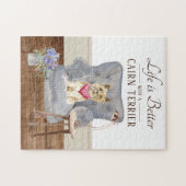 Puzzle La Vie Avec Cairn Terrier (Horizontal)
