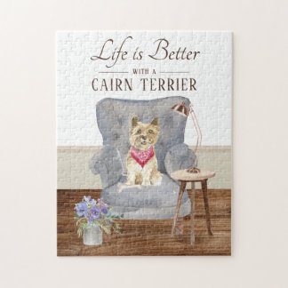 Puzzle La Vie Avec Cairn Terrier
