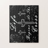 Puzzle La vie commence à la croix  (Vertical)