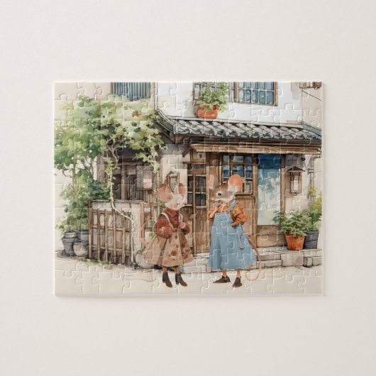 Puzzle La vie dans la série Mice Town (Horizontal)