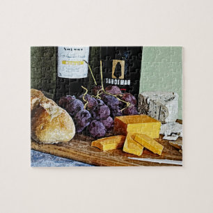 Puzzle La vie de fromage et de raisins toujours de pain