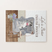 Puzzle La Vie Est Avec Un Pointeur Anglais (Horizontal)