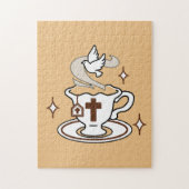 Puzzle La vie est douce avec Jésus - Christian Faith Tea  (Vertical)