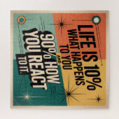 Puzzle La vie est faite à 10 % de ce qui vous arrive (Horizontal)