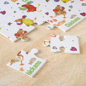 Puzzle La vie est meilleure avec l'aquarelle de poulet (Côté)