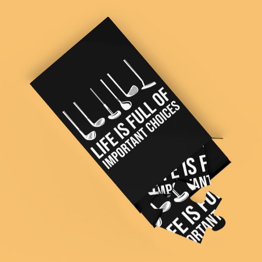 Puzzle La vie est pleine de choix importants Golf Noël