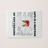 Puzzle La vie est une question du sentiment d'intestin (Horizontal)