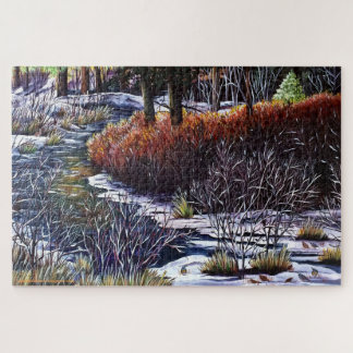 Puzzle La vie le long du ruisseau