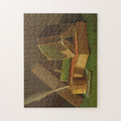 Puzzle La vie toujours avec les livres et le puits (Vertical)