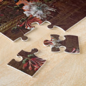 Puzzle La vie toujours des fleurs dans un panier (Côté)