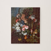 Puzzle La vie toujours des fleurs dans un panier (Vertical)