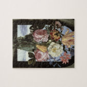 Puzzle La vie toujours des fleurs dans un verre de (Horizontal)