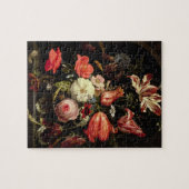Puzzle La vie toujours des fleurs sur un rebord (Horizontal)