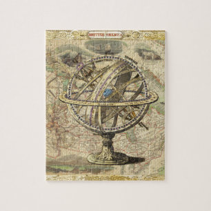 Puzzle La vieille Amérique britannique Explorez la carte