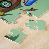 Puzzle La Vieille Femme Dans La Chaussure (Côté)