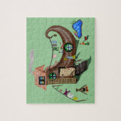 Puzzle La Vieille Femme Dans La Chaussure (Vertical)