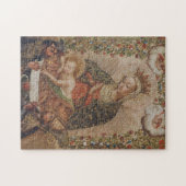 Puzzle La Vierge adorant le Christ Enfant Noël (Horizontal)