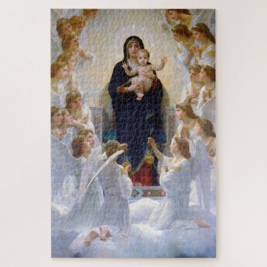 Puzzle La Vierge aux anges, Bouguereau (Vertical)