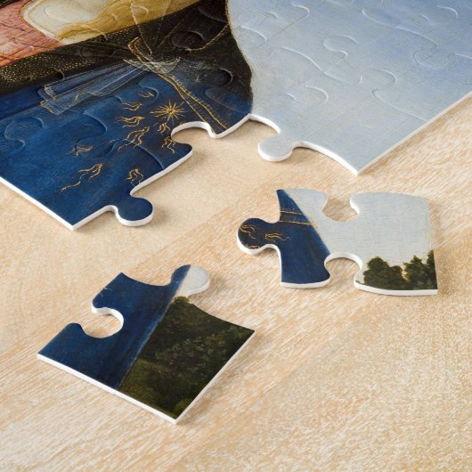 Puzzle La Vierge et l'enfant par Sandro Botticelli (Côté)