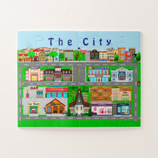 Puzzle La ville (Horizontal)
