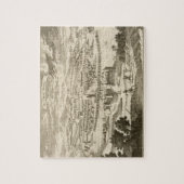 Puzzle La ville du Mexique, 1723 (gravure) (Vertical)