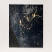 Puzzle La Ville Éclairait Le Japon La Nuit. (Vertical)