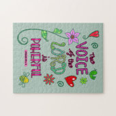 Puzzle La Voix du Seigneur est Puissante Bible Verse (Horizontal)