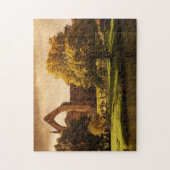 Puzzle L'Abbaye De Bolton En Automne (Vertical)