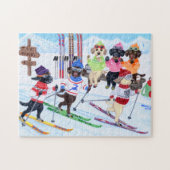 Puzzle Laboratoires de ski nordique peinture (Horizontal)