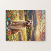 Puzzle Labradoodle dog (Horizontal)