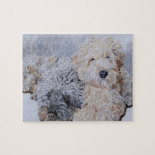 Puzzle Labradoodle et Goldendoodle (Horizontal)