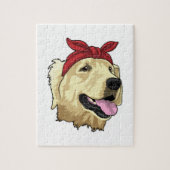 Puzzle Labrador avec Bandana (Vertical)