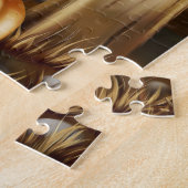 Puzzle Labrador avec Casquette de sorcière Idée cadeau Ha (Côté)