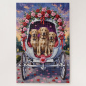 Puzzle Labrador Dog Valentine's Day  (Vertical)