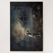 Puzzle Labrador Halloween Épouvantable (Vertical)