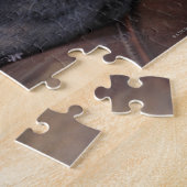 Puzzle Labrador noir endormi sur canapé, gros plan (Côté)