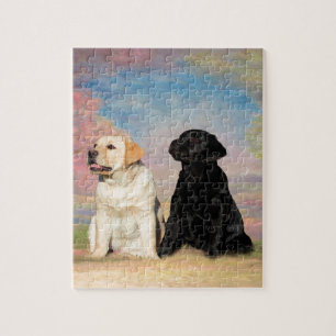 Puzzle Labrador retriever