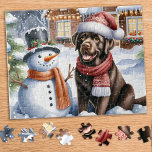 Puzzle Labrador Retriever Chien Chien Chien Snowman Noël<br><div class="desc">Vous cherchez une activité ludique et engageante à partager avec votre famille cette saison des Fêtes? Ne cherchez pas plus loin que notre collection de puzzle avec des Labrador Retrievers ludiques! En tant qu'amoureux des chiens, vous adorerez la variété de modèles que nous offrons, y compris les chiots mignons et...</div>