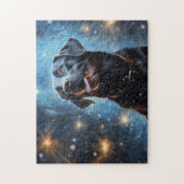 Puzzle Labrador Retriever noir (Vertical)