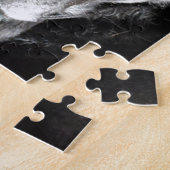 Puzzle Labrador retriever noir personnalisable (Côté)