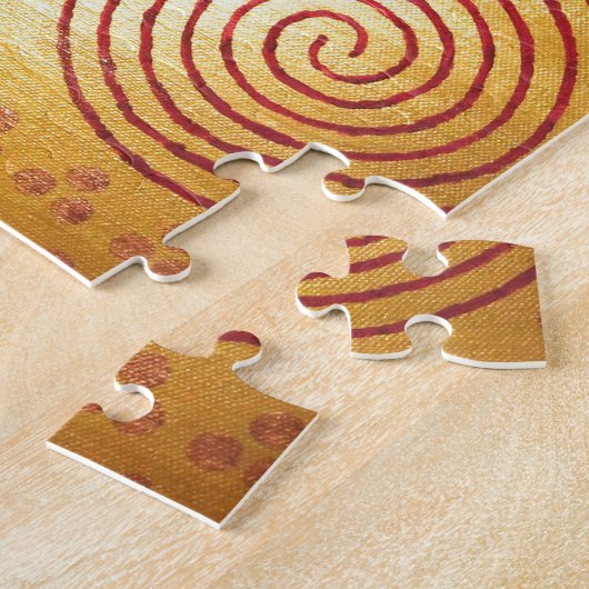 Puzzle Labyrinthe en spirale triple (Côté)